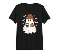 Halloween-Beanie Ghost - Lustige Kürbisfledermäuse, gruseliges Halloween Premium T-Shirt