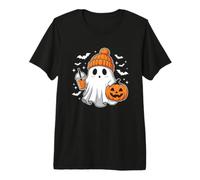Halloween-Beanie Ghost - Süßer lustiger Kür ruseliges Halloween Premium T-Shirt