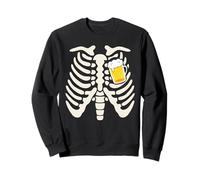 Halloween Beer Pong Geschenk Tee Skelett Lustiges Tee Sweatshirt