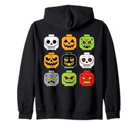 Halloween Building Brick Head Shirt für Erwachsene, Herren, Kinder, Jugendliche, Jungen Kapuzenjacke
