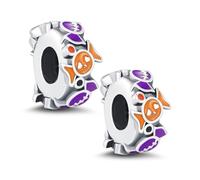 Halloween Charms für Pandora Armbänder 925 Sterling Silber Spinne Netz Kürbis Pedent Spooky Eyes Bead DIY für Armbänder und Halsketten Schmuckherstellung