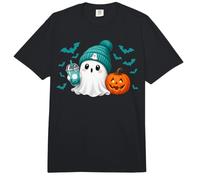 Halloween Cute Green Eagles Ghost Comfort Colors Adult Heavyweight T-Shirt