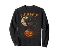 Halloween F-Caw-F Rabe Kürbis Krähe Mond Vintage Halloween Sweatshirt