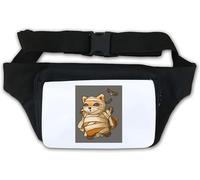 Halloween Gruseliger Waschbär lustige Hüfttasche Bauchtasche weiß