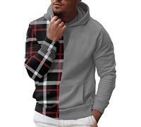 Halloween Hoodie Herren Kapuzenpullover Hoody Mit Kapuze Hoodie Jungen Pullover Jungen Kapuzen Sweatshirt Langarm Sweatjacke Pullover Hoody Sweatshirt Grau 3XL