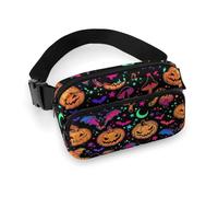 Halloween-Kür ledermaus-Gürteltasche für Damen und Herren, Gürteltasche für Workout, Laufen, Reisen, mit verstellbarem Riemen