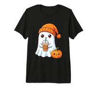 Halloween-Mütze Ghost - Kawaii Ghost für Damen, süßes Halloween Premium T-Shirt