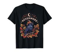 Halloween Rabe Shirt Hexenhut Krähe Rowan Berry Moon Fledermäuse T-Shirt