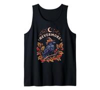 Halloween Rabe Shirt Hexenhut Krähe Rowan Berry Moon Fledermäuse Tank Top