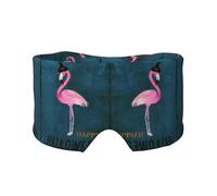 Halloween-Schlafmaske mit Flamingo-Hexenhut für Männer und Frauen, weiche Augenabdeckung, schalldicht, Schlaf-Ohrenschützer, Stirnband für Reisen, Nickerchen