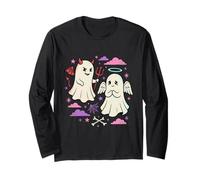 Halloween Süße Geister Teufel Engel Design Langarmshirt
