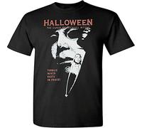 Halloween The Curse of Michael Myare Retro Mens Vintage T-Shirt Black XXL