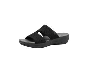 Hallux Valgus Sandalen "Jana Coshy" Sommerschuhe, flexibles Fußbett, vegan 38 schwarz x