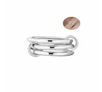 Halora S925 Sterling Silber Ringe Frauen, Ring Set Silberring Fingerring Damen Rings Geschenke Größe 54