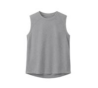 Haloumoning Jungen Tank Top Ärmellos T-Shirts Einfarbige Feinripp Unterhemd Kinder Sommer Sport Freizeit Basic Tops,Grau,6-8 Jahre