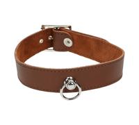Halsband der O aus Nappaleder Braun S/M
