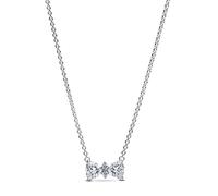 PANDORA Timeless Funkelnde Schleife Halskette aus Sterling Silber mit Zirkonia, Größe 45cm, 393509C01-45