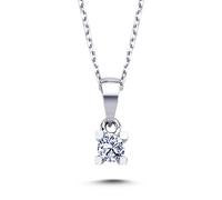 Halskette 0,13 Carat Diamant Anhänger
