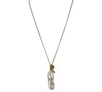 Halskette 04584 G, vergoldete Kette mit Perle und Seestern 1 St