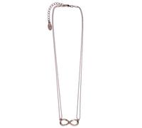 Halskette 0517RG, rose-vergoldet mit Unendlichkeitssymbol 1 St