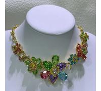 (Halskette 3) Set Neue IdylliaCrystalar Ohrring Exquisiteacelet Swar Hochzeitsgeschenk Frauen