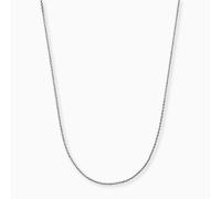 Halskette 48 cm - Sterlingsilber - Zopfkette