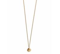 Halskette 62013 G, vergoldete Kette mit einem Anhänger, Muschel 1 St