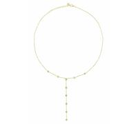 Halskette 925 Silbervergoldet Y-Kette mit Zirkonia 41185213153374