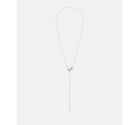 Y-Kette LIEBESKIND BERLIN "Schmuck Geschenk Edelstahl Halskette Steel Ball", silberfarben, Halsketten, Damen, Edelstahl, L: 42 B: 7,5mm, B:7,5mm (26583623-0) silberfarben