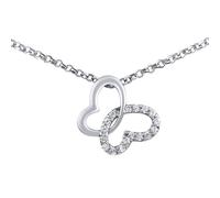 Halskette aus Silber 925 mit Anhänger Schmetterling