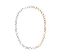 Halskette für Damen aus Sterlingsilber, bicolor