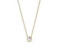 Pandora Halskette 361174C01-45 Sparkling Round Halo 45cm metall 14kt vergoldet 45