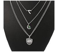 KAYLRE Halskette Herren Hope MIKAELSON Halskette Familienkamm Anhänger Wishbone Legacies Multi Layer Halskette Frauen Cosplay Schmuck Wunsch Schlüsselband Kette Halskette Damen