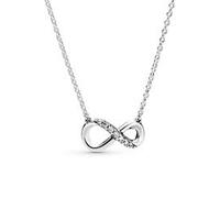 Pandora Silberkette mit Anhänger 398821C01-50 Zirkonia 50 cm