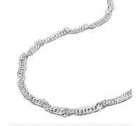 Halskette Kette, Singapur, 40cm, Silber 925