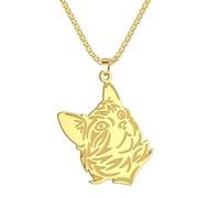 Halskette Ketten Schmuck Herren Frauen Anhänger Necklace Haustier, Katze, Katzenanhänger, Halskette, Paar-Halskette G