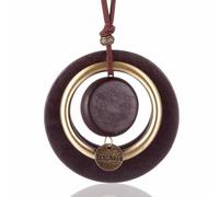 Halskette Ketten Schmuck Herren Frauen Anhänger Necklace Ring Ringe Damen Bijouterie Herren Vintage Halsbänder Halskette Koreanischen Modeschmuck Holzanhänger Handgefertigt Lange Halskette