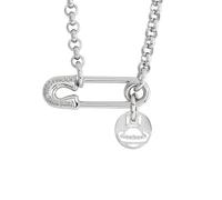 Halskette Ketten Schmuck Herren Frauen Anhänger Necklacebrosche Halskette Trendige Männer Und Frauen Hohler Saturn Runde Marke Punk Anhänger