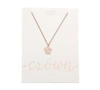 Halskette 'Krone' rosévergoldet, 6048kr 1 St