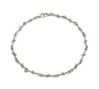Halskette mit Anhänger Kleiner Draht Dornen Eisen Unisex Halsband Halskette für Damen Hip-Hop Gothic Punk-Stil Stacheldraht kleine Dornen Kette Halsband Geschenke Schmuck Geburtstagsgeschenke