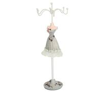 Halskette Prinzessin Kleid Halter Rack, Halskette Prinzessin Kleid Stand Schaufensterpuppe Elegante Piniengrün Eisen Display Zum Aufhängen Anhänger (1)