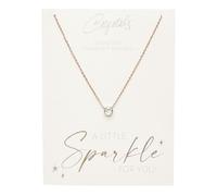 Halskette Sparkle rose 'Kristall' mit Swarovski Kristallen, 606063 1 St