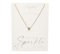 Halskette Sparkle vergoldet 'Kristall' mit Swarovski Kristallen, 606072 1 St
