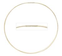 Halsreif 5-reihig 585 Gold Gelbgold 42 cm Goldkette Goldreif