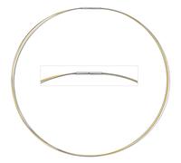 Halsreif 5-reihig bicolor vergoldet 42 cm Halskette Kette