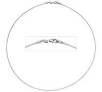 Halsreif 585 Weißgold 1,2 mm 45 cm Gold Kette Halskette Weißgoldhalsreif