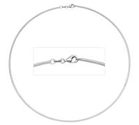 Halsreif 585 Weißgold 1,7 mm 42 cm Gold Kette Halskette Weißgoldhalsreif