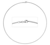 Jobo Damen-Halsreif aus 585 Weißgold 42 cm 1,7 mm