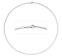 Halsreif 585 Weißgold 1,7 mm 45 cm Gold Kette Halskette Weißgoldhalsreif