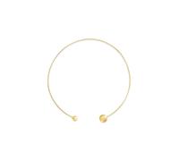 Halsreif CALVIN KLEIN "SCULPTURAL BUBBLES", gold (gelbgoldfarben), Halsketten, Damen, Edelstahl, B: 2mm, Halsreif, B:2mm (48097269-0)